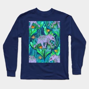 Little Elephant on a Jungle Adventure Long Sleeve T-Shirt